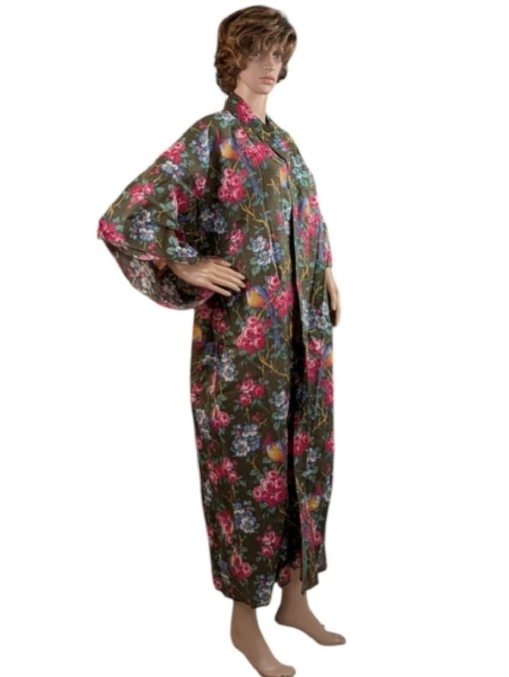 Vintage 40s Yukata Style Kimono For Kitty Rescue! - Picture 7 of 8